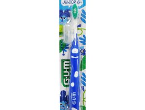 Gum Junior Soft Παιδική Οδοντόβουρτσα με Βεντούζα Στερέωσης 6+ ετών (902) – Μπλε