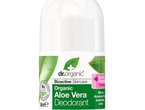 Dr Organic Aloe Vera Deodorant Αποσμητικό με Βιολογική Αλόη Βέρα 50ml