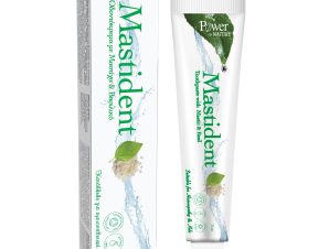Power Health Mastident Toothpaste Οδοντόκρεμα Με Μαστίχα Βασιλικό Μύρο Φασκόμηλο Αλόη Και Βεταΐνη 75ml