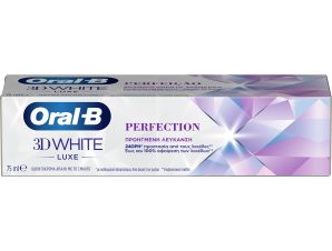 Oral-B 3D White Luxe Perfection Οδοντόκρεμα Απαλή με το Σμάλτο 75ml