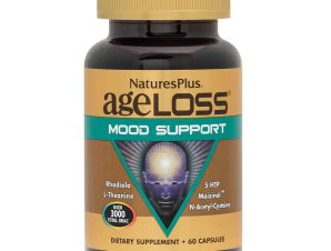 Natures Plus AgeLoss Mood Support Συμπλήρωμα Διατροφής με Φυσικά Θρεπτικά Συστατικά που Ρυθμίζουν τη Διάθεση 60caps