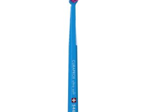 Curaprox CS 5460 Ultra Soft Οδοντόβουρτσα με Εξαιρετικά Απαλές & Ανθεκτικές Τρίχες Curen για Αποτελεσματικό Καθαρισμό 1 Τεμάχιο – Μπλε/ Φούξια