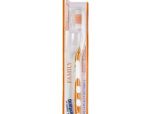 Pasta Del Capitano Toothbrush Soft Οδοντόβουρτσα Ιδανική για Όλη την Οικογένεια Απαλή 1 Τεμάχιο – Πορτοκαλί