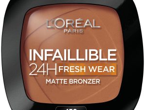 L’oreal Paris Infaillible 24H Fresh Wear Matte Bronzer Πούδρα για Χρυσαφένιο Χρώμα & Ματ Αποτέλεσμα με 24ωρη Διάρκεια 9g – 450 Deep Tan