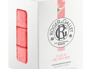 Roger & Gallet Πακέτο Προσφοράς Fleur de Figuier Wellbeing Soap Bars Αναζωογονητικό Φυτικό Σαπούνι Σώματος με Άρωμα Σύκου 3x100g