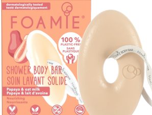 Foamie Oat to Be Smooth Nourishing Shower Body Bar Μπάρα Καθαρισμού Σώματος με Γάλα Βρώμης που Ενυδατώνει & Καταπραΰνει την Επιδερμίδα 80g