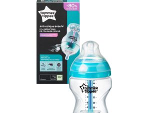 Tommee Tippee Advanced Anti-Colic Baby Bottle 0m+ Κωδ 42256985 Μπιμπερό Πολυπροπυλενίου Αργής Ροής με Θηλή Σιλικόνης Κατά των Κολικών 260ml