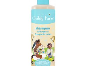 Childs Farm Shampoo with Strawberry & Mint Κωδ. CF500 Ενυδατικό Σαμπουάν που Ξεμπερδεύει Εύκολα τα Παιδικά Μαλλάκια με Υπέροχο Άρωμα Φράουλας & Μέντας 500ml