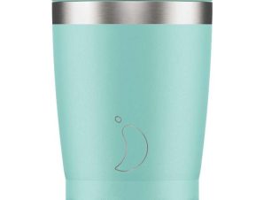 Chilly’s Coffee Cup Ανοξείδωτη Κούπα για Ροφήματα 340ml – Green Pastel