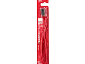 Intermed Professional Ergonomic Toothbrush Soft Επαγγελματική Εργονομική Οδοντόβουρτσα Μαλακή, 1 Τεμάχιο – κόκκινο