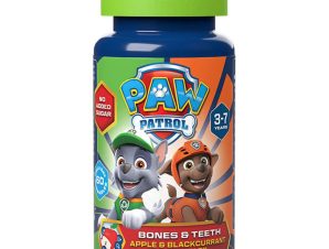 Nickelodeon Paw Patrol Bones & Teeth Chewables Συμπλήρωμα Διατροφής για Δόντια & Οστά για Παιδιά 3-7 Ετών με Γεύση Μήλο & Φραγκοστάφυλλο 60 Chew.tabs