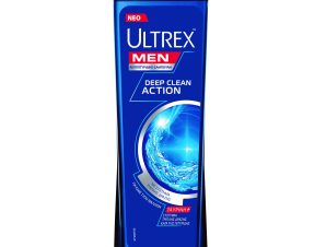 Ultrex Men Deep Clean Action Αντιπιτυριδικό Σαμπουάν με Διπλό Σύστημα Δράσης, για Κάθε Τύπο Μαλλιών 360ml