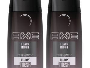 Axe Πακέτο Προσφοράς Black Night Spray Αποσμητικό με Λεπτό και Μυστηριώδες Άρωμα 2x150ml 1+1 Δώρο