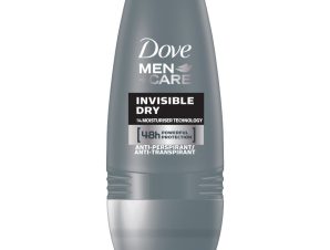 Dove Deo Roll On Men Care Invisible Dry Ανδρικό Αποσμητικό για Δυνατή Προστασία Κατά του Ιδρώτα & των Λευκών Σημαδιών 50ml