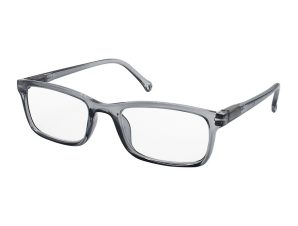 Eyelead Γυαλιά Διαβάσματος Unisex Χρώμα Διάφανο Γκρι, με Κοκκάλινο Σκελετό E181 – 1,75