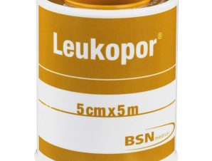 Leukopor Αυτοκόλλητη Υποαλλεργική Επιδεσμική Ταινία 5cm x 5m