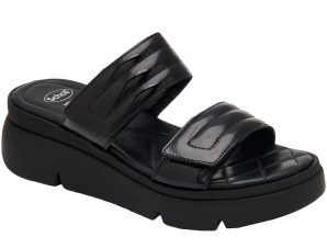 Scholl Shoes Bali 2 Straps F305141004 Γυναικεία Καλοκαιρινά Ανατομικά Παπούτσια, Χαρίζουν Σωστή Στάση & Φυσικό Χωρίς Πόνο Βάδισμα Black 1 Ζευγάρι – 38