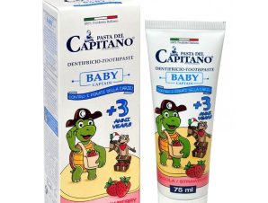 Pasta Del Capitano Baby Οδοντόκρεμα Παιδική απο 3 Ετών με Γεύση Φράουλα 75ml