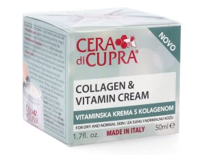 Cera di Cupra Collagen & Vitamin Cream Αντιγηραντική Κρέμα με Κολλαγόνο και Πολυβιταμινούχο Σύμπλεγμα 50ml