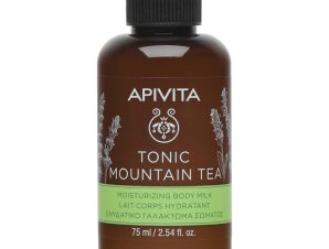 Apivita Tonic Mountain Tea Moisturizing Body Milk Ενυδατικό Γαλάκτωμα Σώματος με Τσάι του Βουνού 75ml