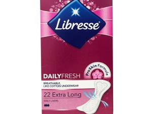 Libresse Daily Fresh Extra Long Σερβιέτες 22 Τεμάχια