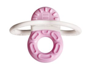 Mam Bite & Relax Κωδ 556 Mini Πολυκρίκος Οδοντοφυΐας Ιδανικός για τα Μπροστινά Δοντάκια, Στάδιο 1, από 2+ Μηνών 1 Τεμάχιο – ροζ