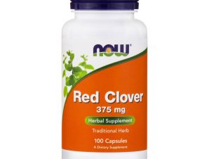 Now Foods Red Clover 375mg Συμπλήρωμα Διατροφής από Κόκκινο Τριφύλλι για την Αντιμετώπιση των Δερματικών Προβλημάτων 100 VegCaps
