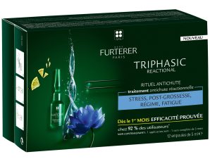 Rene Furterer Triphasic Reactionel Anti-Hair Loss Ritual Αγωγή Κατά της Αντιδραστικής Τριχόπτωσης 12 ampoules x 5ml