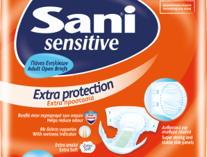 Sani Sensitive Ανοιχτή Πάνα Ακράτειας No4 Extra Large 10τμχ