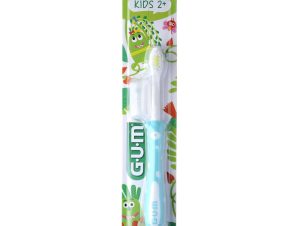 Gum Sunstar Kids 2+ Soft Toothbrush Κωδ 901 Παιδική Οδοντόβουρτσα με Βεντούζα Στερέωσης από 2 Ετών 1 Τεμάχιο – Γαλάζιο